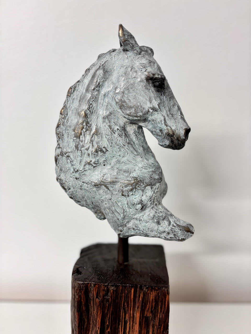 Helena Lillywhite, 'Equus 1', 2023, bronze on wood base