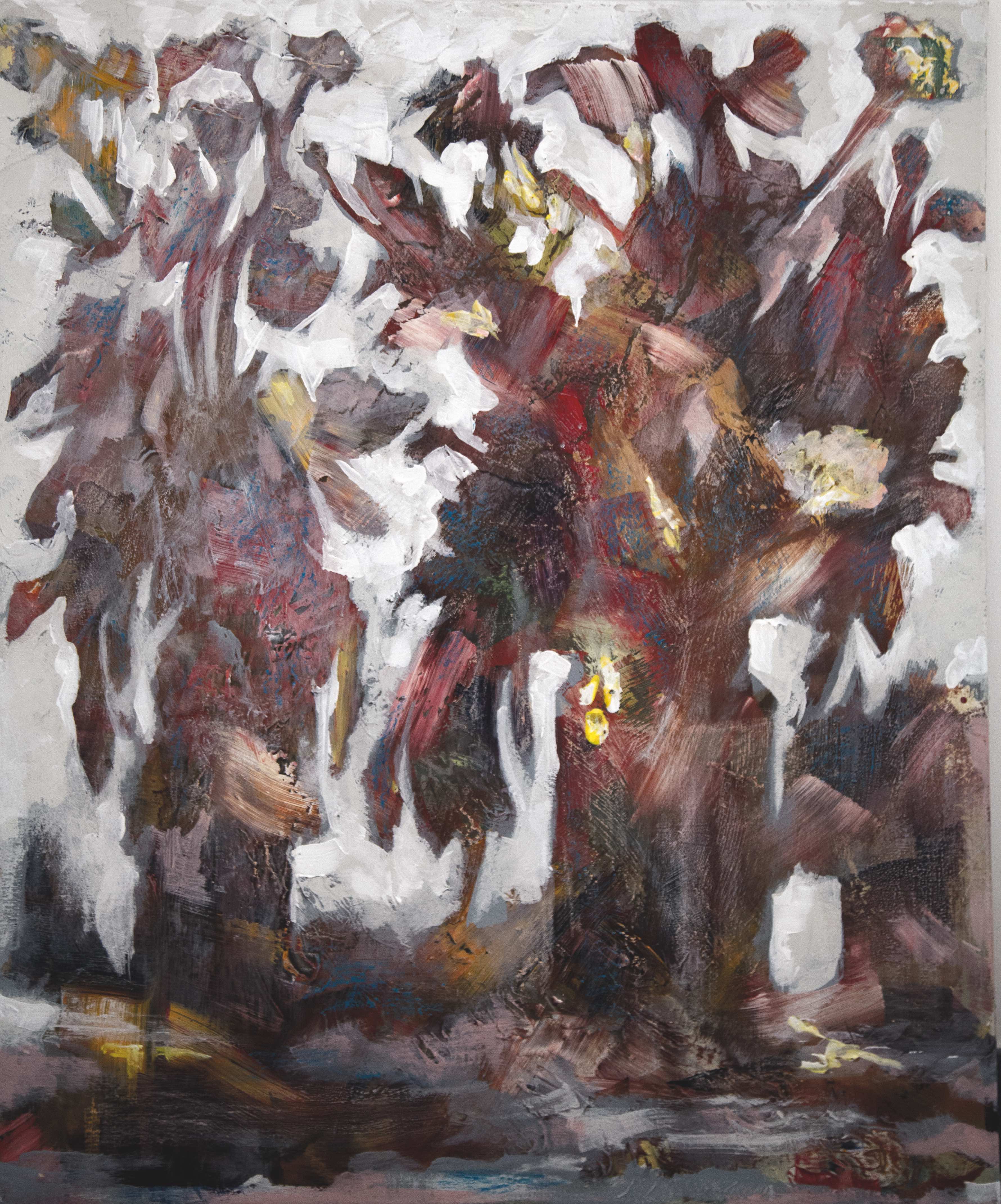 Nasser Palangi, 'Song of Flower No. 4,' 2023, acrylic on canvas